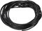 Solid Rubber Cord Tubing 10ft 1.5mm Dia Black Rubber Tube for DIY Craft Beading Necklaces Bracelet